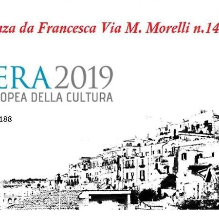 Appartamento Da Maria Francesca Matera Exterior foto