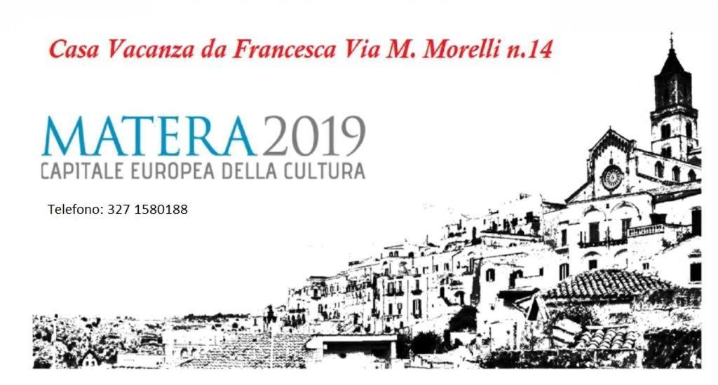 Appartamento Da Maria Francesca Matera Exterior foto
